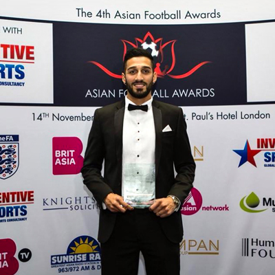 Amar Purewal - Asian Footballer of the Year 2017